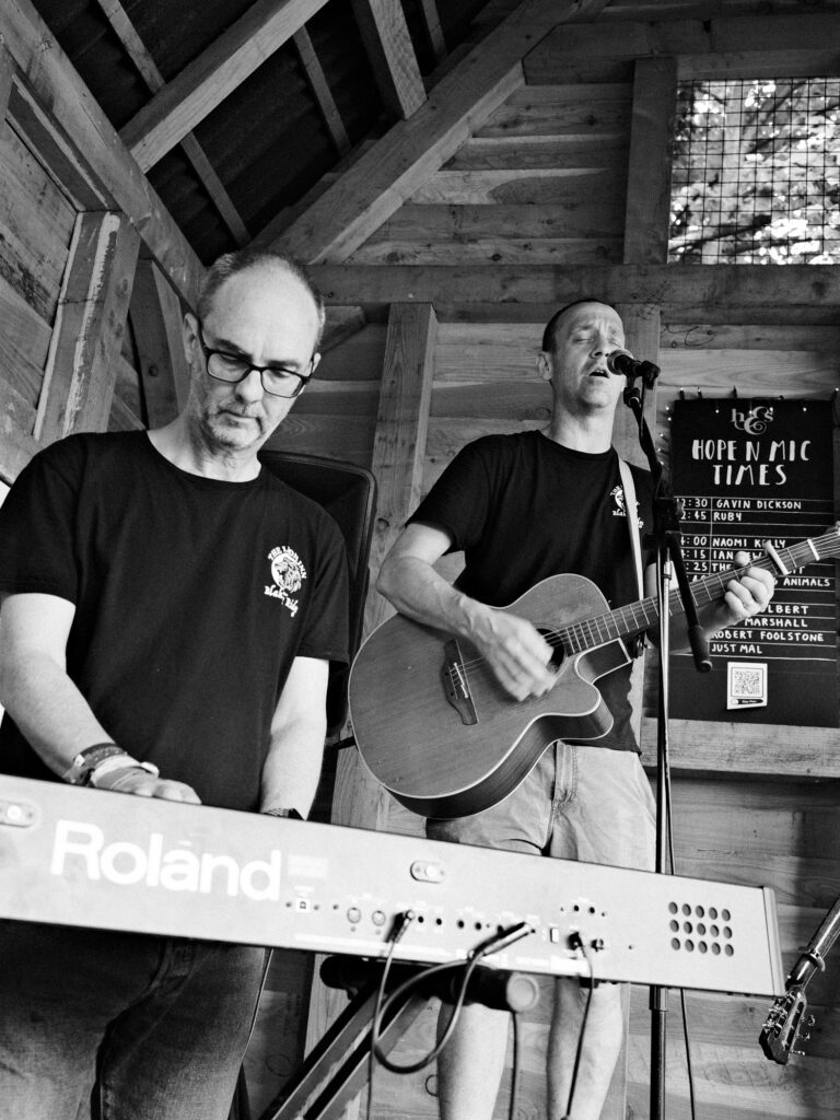 Art Making Animals performing on the 'Hope n Mic' Stage